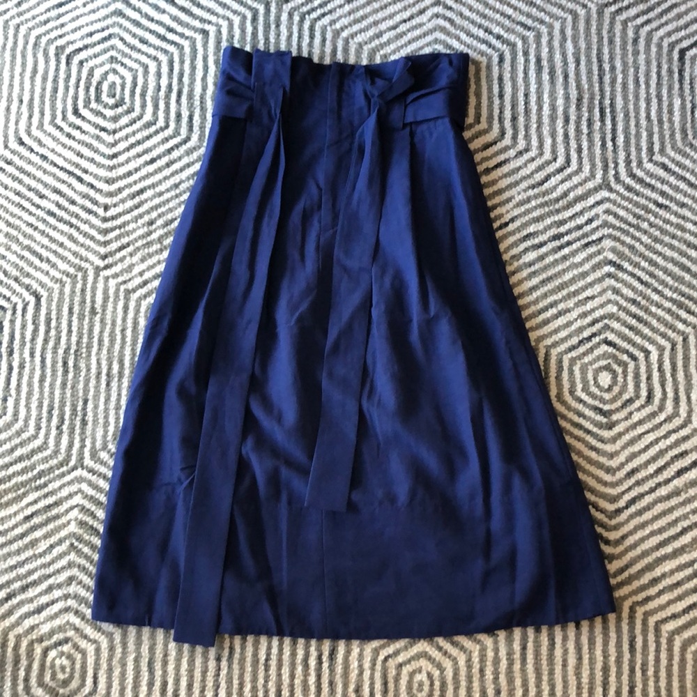 Club Monaco paper bag waist skirt